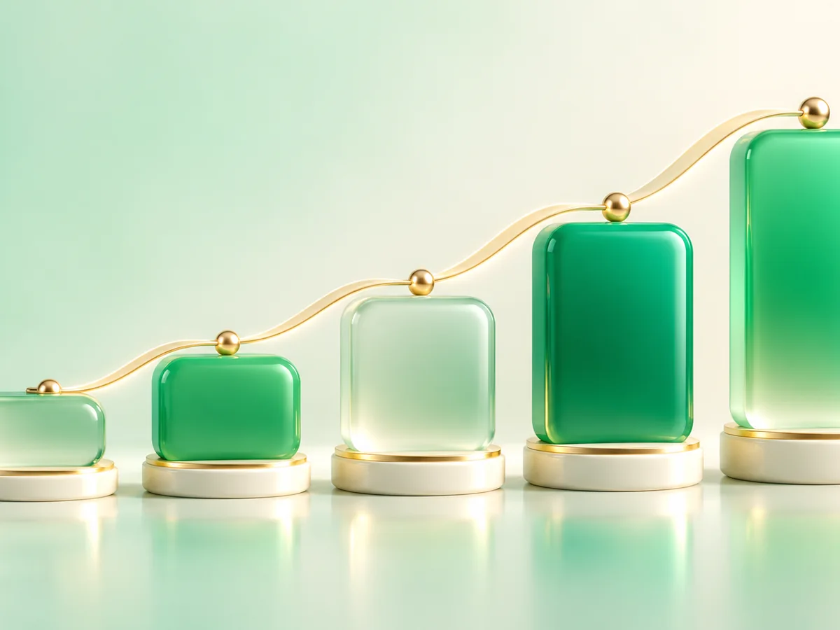 3D emerald clay bars comparing five subscription tiers