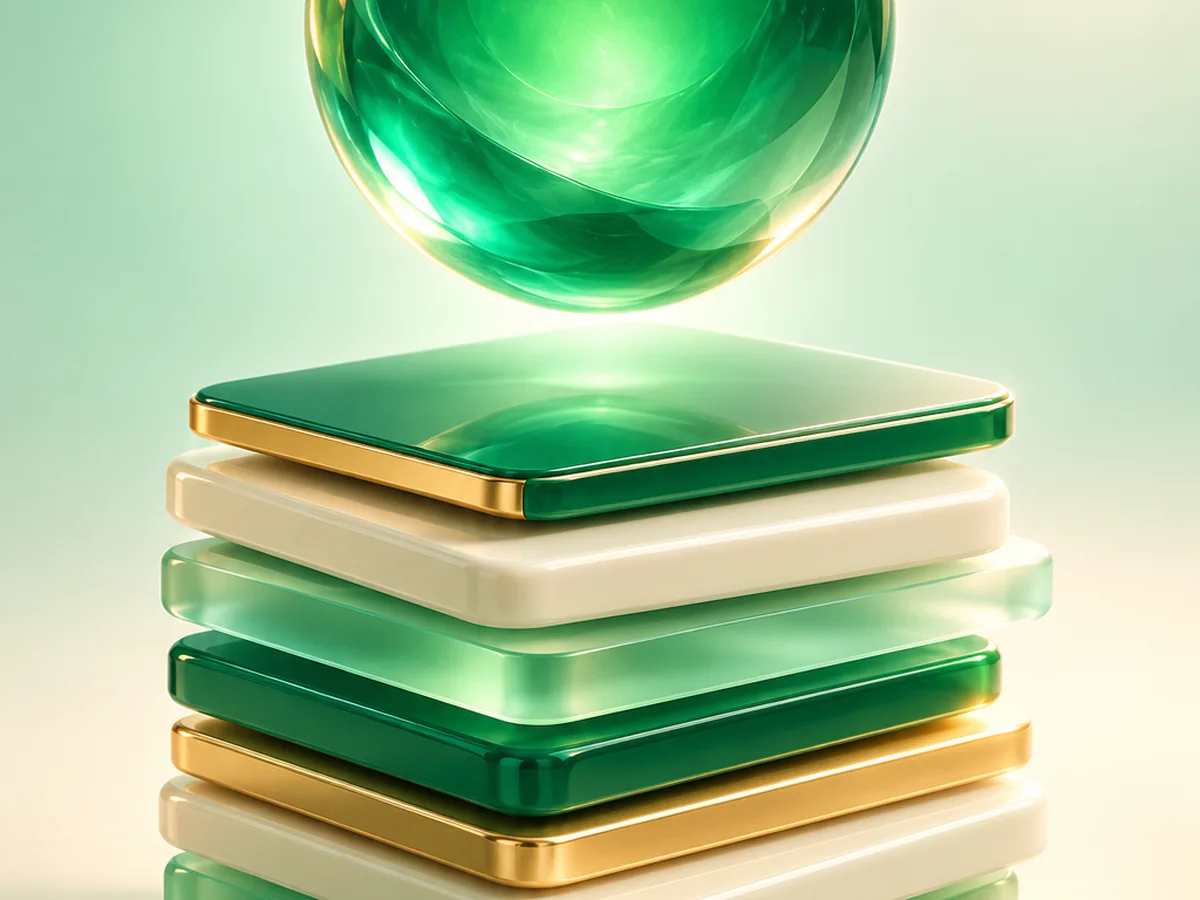 3D emerald clay illustration of a maximum-capacity ChatGPT Pro subscription